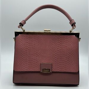 Dune London Women's Mauve Dame Medium Hand Bag